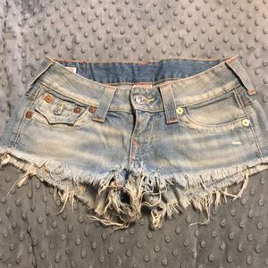 True religion Jean shorts
